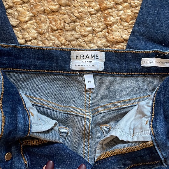 FRAME Ali high rise cigarette - Picture 3 of 5